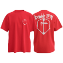 DOUBLE TEN ANKER BASESHIRT  POWDERBLUE BLACK RED
